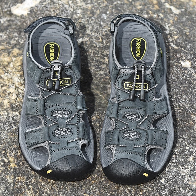 Men's High-Altitude Ortho Heel Strap Sandals - Gray