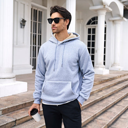 Men's Fleece Hoodie Sweatshirt Warm