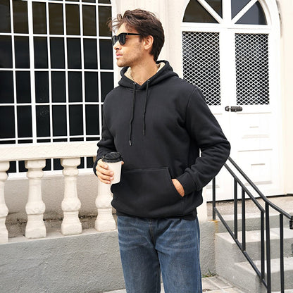 Men's Fleece Hoodie Sweatshirt Warm