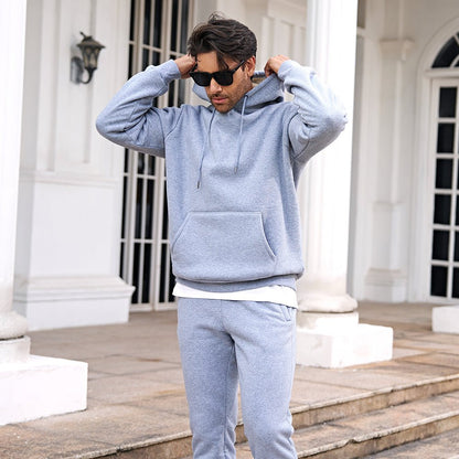 Men's Fleece Hoodie Sweatshirt Warm