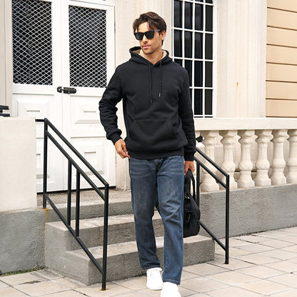 Men's Fleece Hoodie Sweatshirt Warm