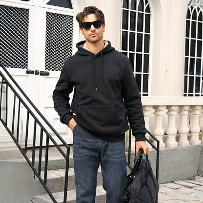 Men's Fleece Hoodie Sweatshirt Warm