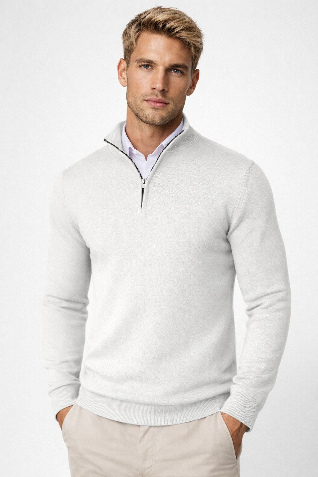 mens-knit-sweater-with-half-zip-and-high-neck-5
