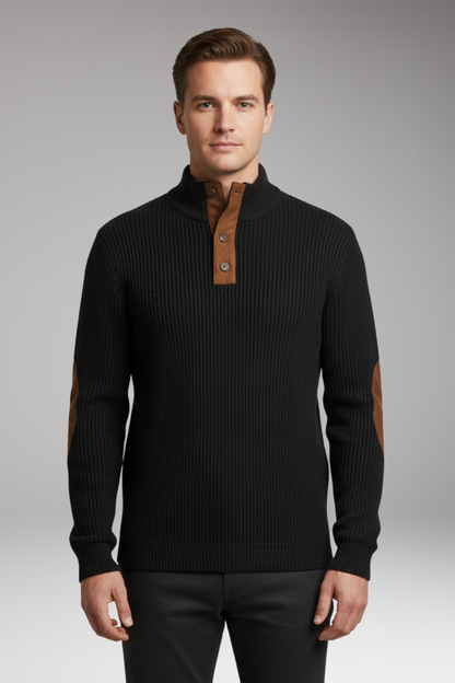 Men's Long Sleeve Stand Collar Sweatshirt