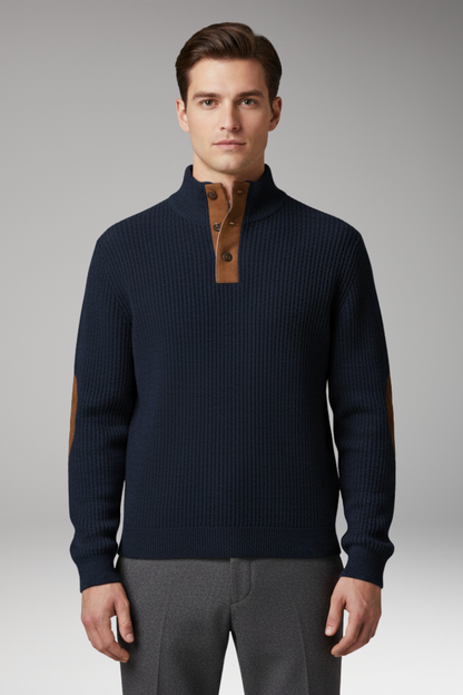 Men's Long Sleeve Stand Collar Sweatshirt