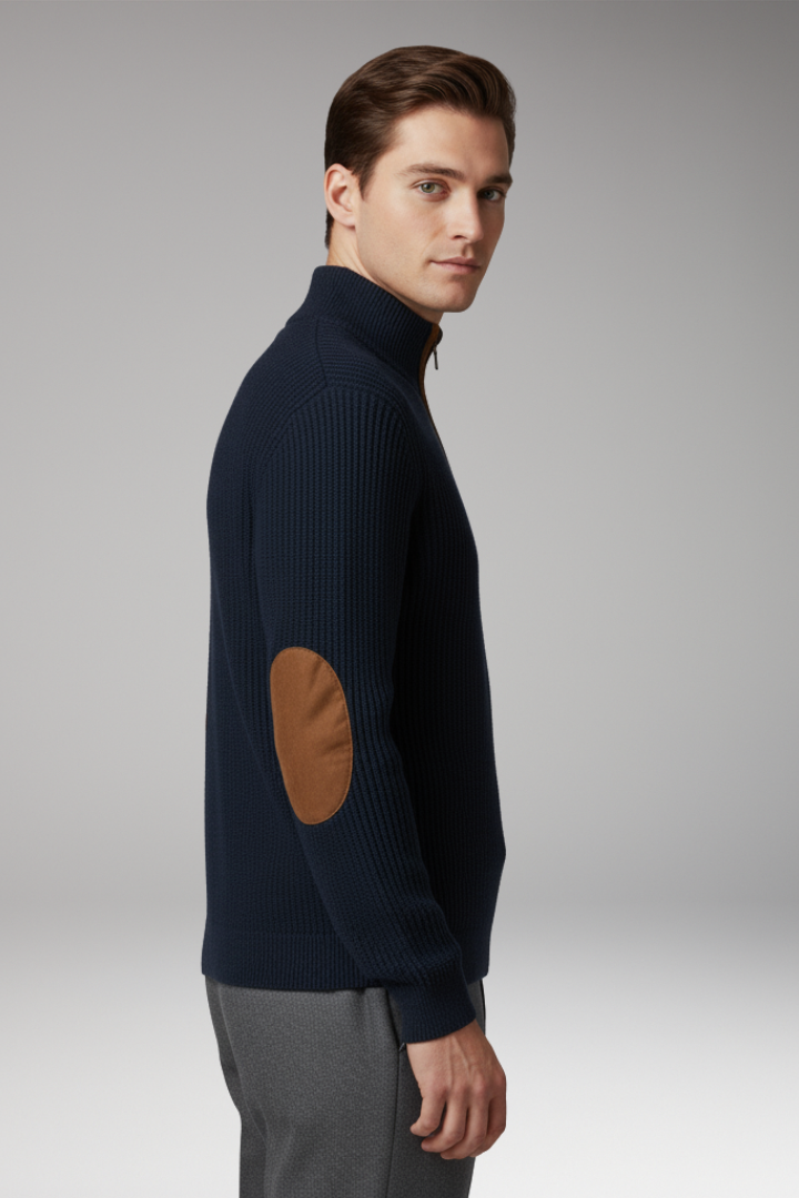 Men's Long Sleeve Stand Collar Sweatshirt