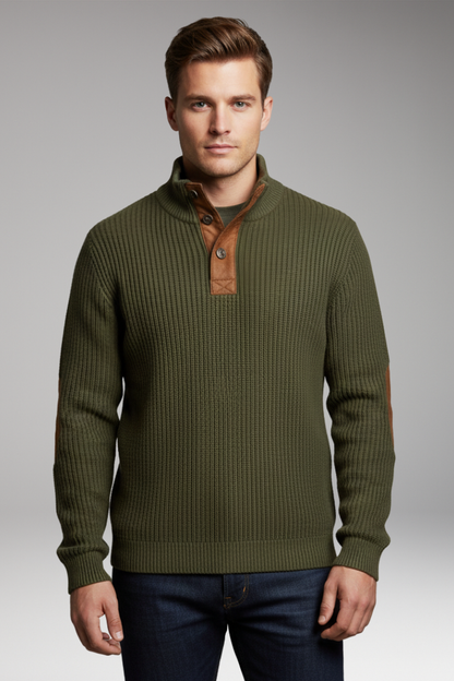 Men's Long Sleeve Stand Collar Sweatshirt