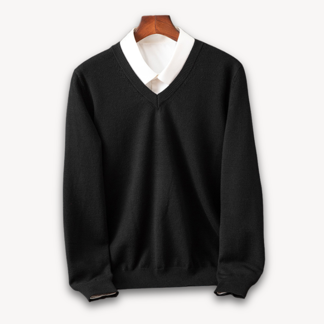 Men's V-Neck Sweater - VibreMode
