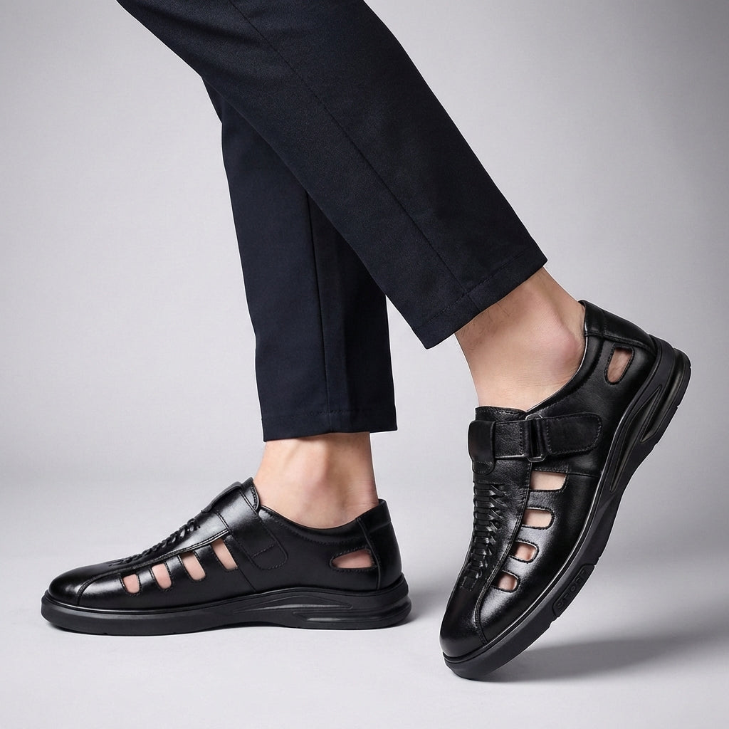 mens-slip-on-sandals-with-woven-vamp-and-closed-toe-2