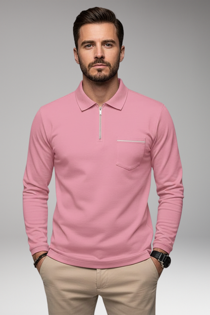Men's Long Sleeve Dress Shirt Cotton Button Down