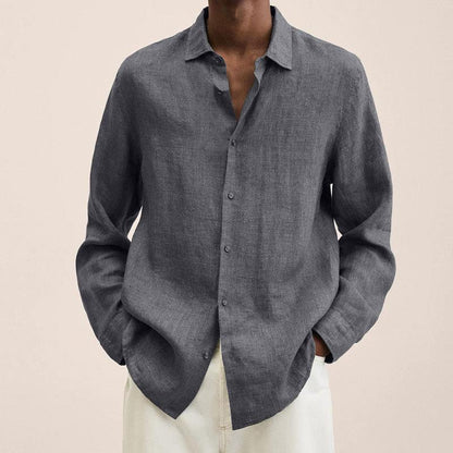 mens-woven-button-front-shirt-with-point-collar-and-long-sleeves-11