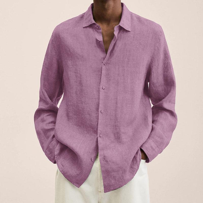mens-woven-button-front-shirt-with-point-collar-and-long-sleeves-8