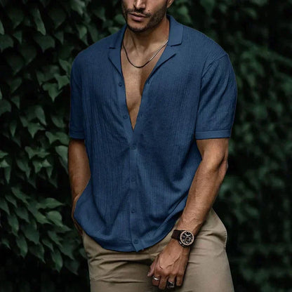 mens-woven-button-up-shirt-with-camp-collar-and-short-sleeves-18