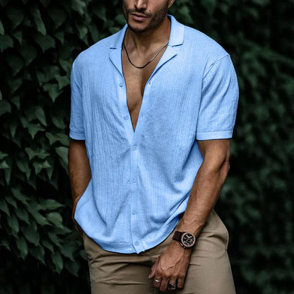 mens-woven-button-up-shirt-with-camp-collar-and-short-sleeves-7