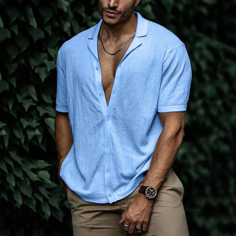 mens-woven-button-up-shirt-with-camp-collar-and-short-sleeves-9