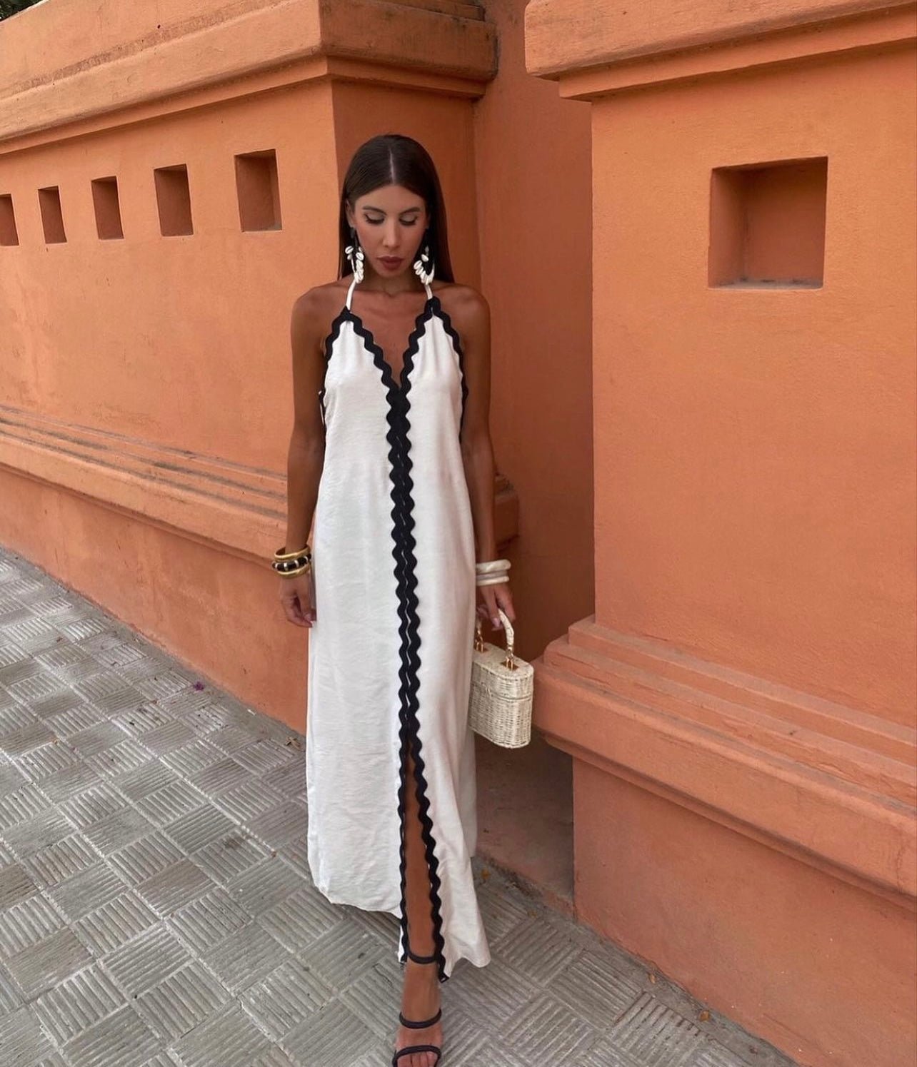 Elegant Ladies' Formal Wrap Dress