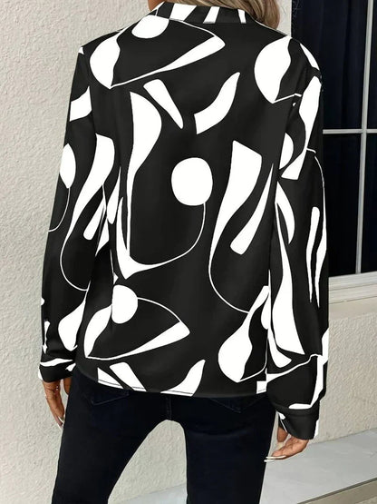 Image of Michele | Women's Long Sleeve Printed Blouse