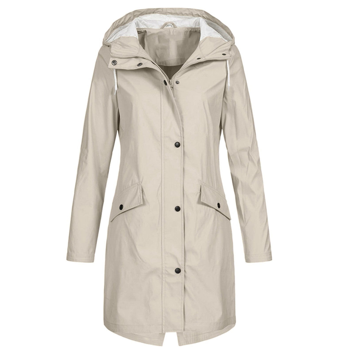 Image of Michelle | Women's Hooded Mid-Length Coat