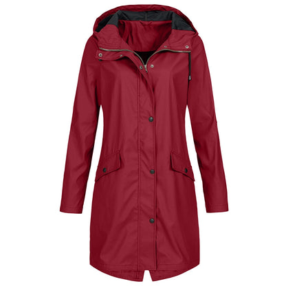 Image of Michelle | Women's Hooded Mid-Length Coat