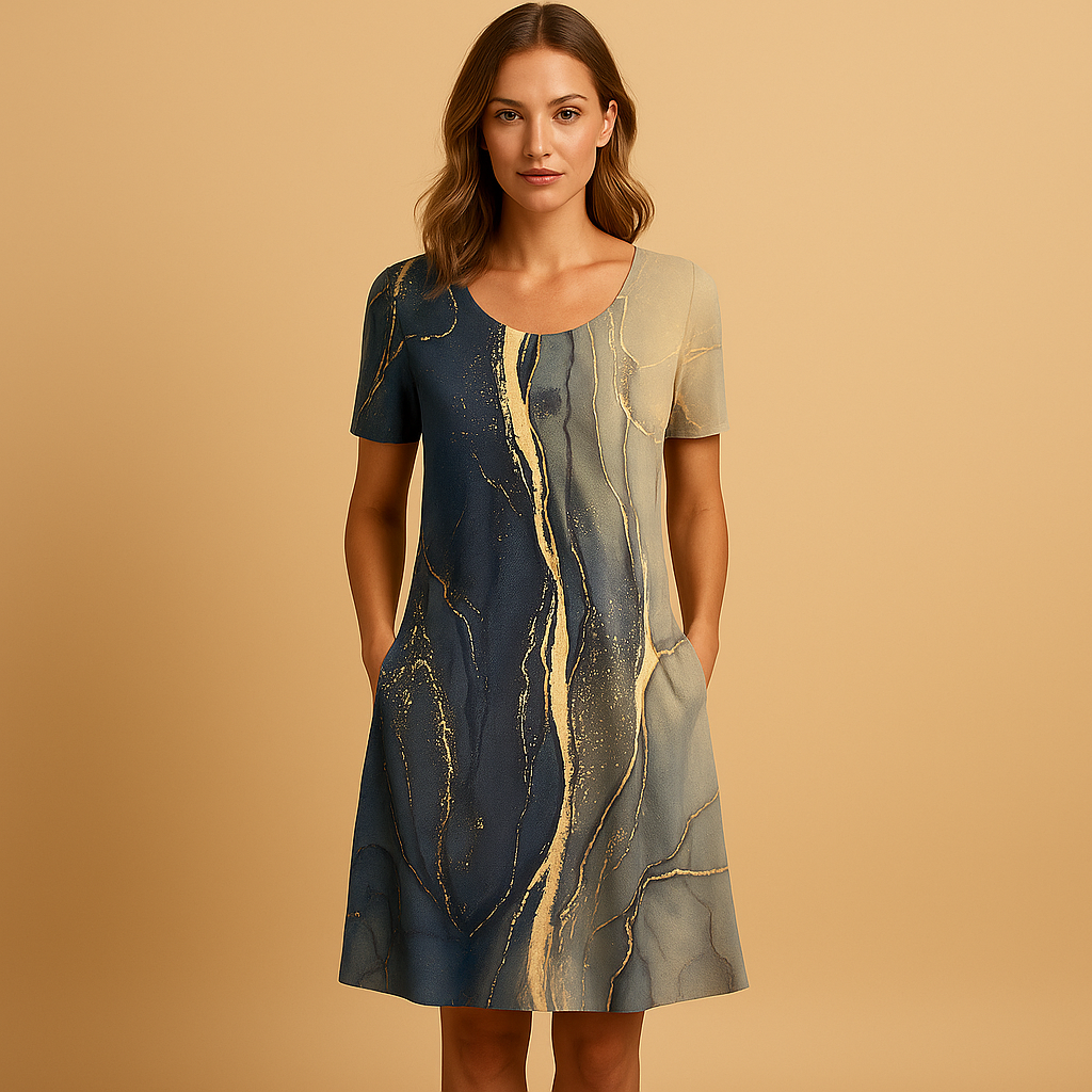 Women’s midi dress with flattering fit and breathable fabric, perfect for casual outings, parties, and elegant occasions.