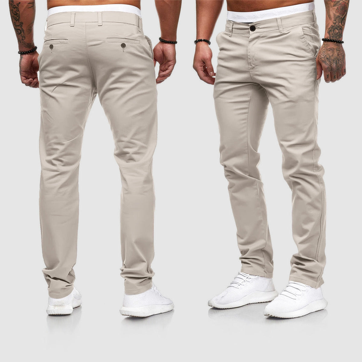 Milo Men's Slim Fit Chino Pants - VibreMode