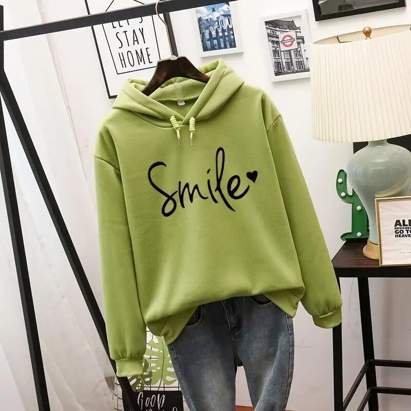 Women's Long Sleeve Hoodie Soft Warm