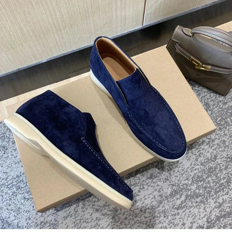 Men's Casual Loafers Leather Timeless Brown