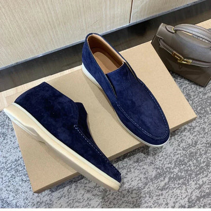 Men's Casual Loafers Leather Timeless Brown