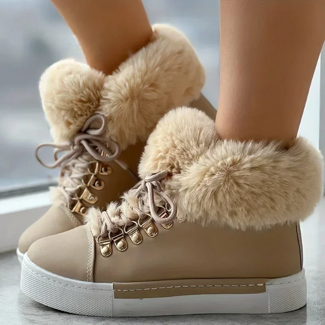 Women's Fuzzy Ankle Boots