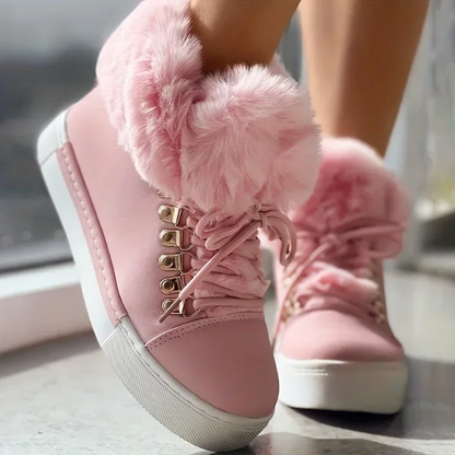 Women's Fuzzy Ankle Boots