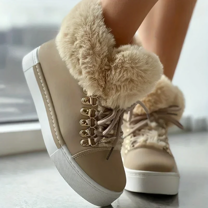 Women's Fuzzy Ankle Boots