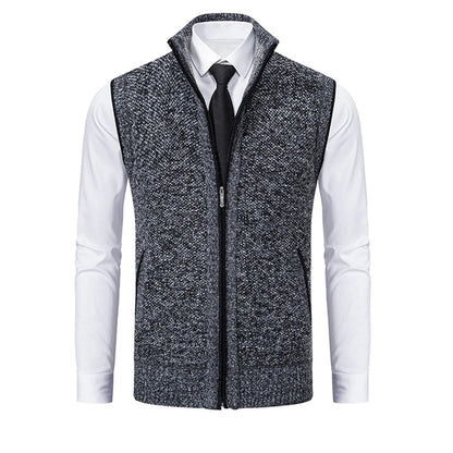 Men's Polished Vest Refined Details