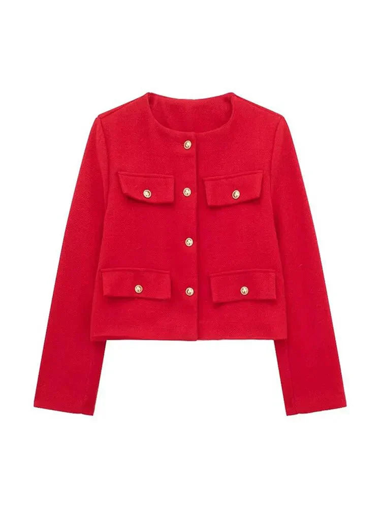 Women's Tweed Blazer Tailored Fit