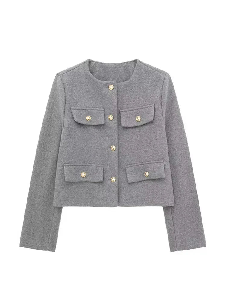 Women's Tweed Blazer Tailored Fit