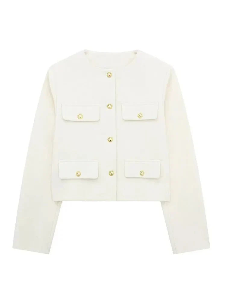 Women's Tweed Blazer Tailored Fit - VibreMode