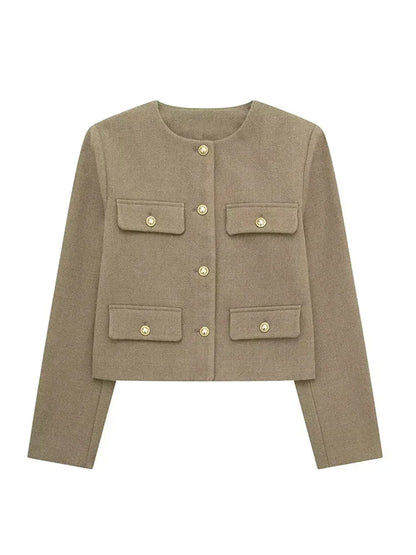Women's Tweed Blazer Tailored Fit