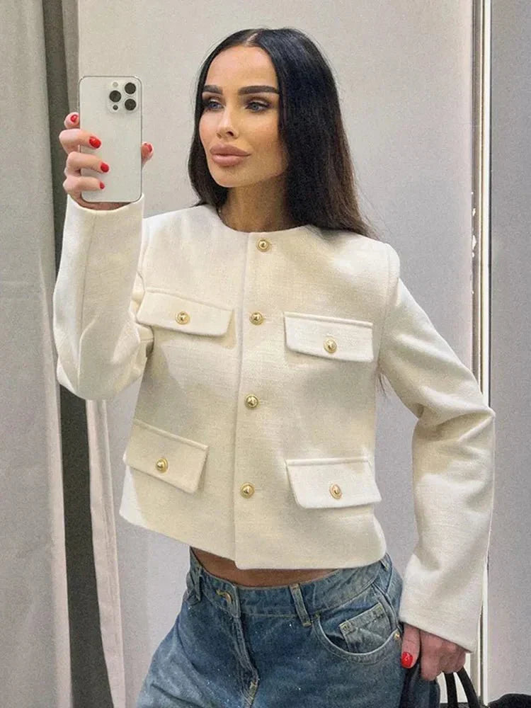 Women's Tweed Blazer Tailored Fit