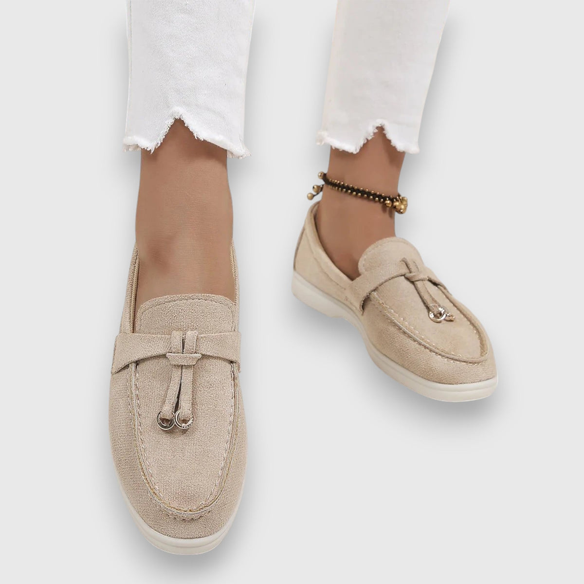 Women's Slip-On Loafers Cushioned Arch Support - VibreMode
