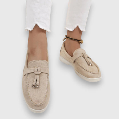 Women's Slip-On Loafers Cushioned Arch Support - VibreMode