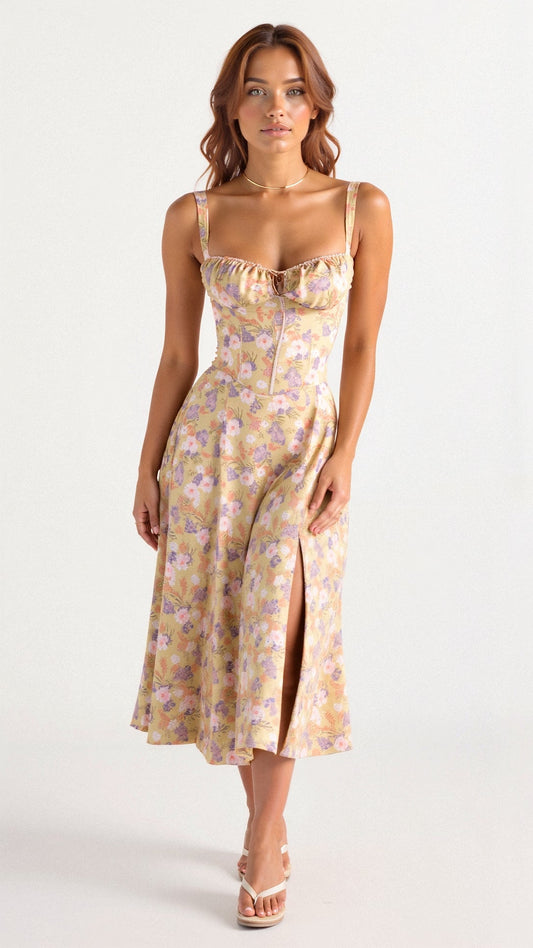 Slimming Fit Women's Waist Dress - VibreMode