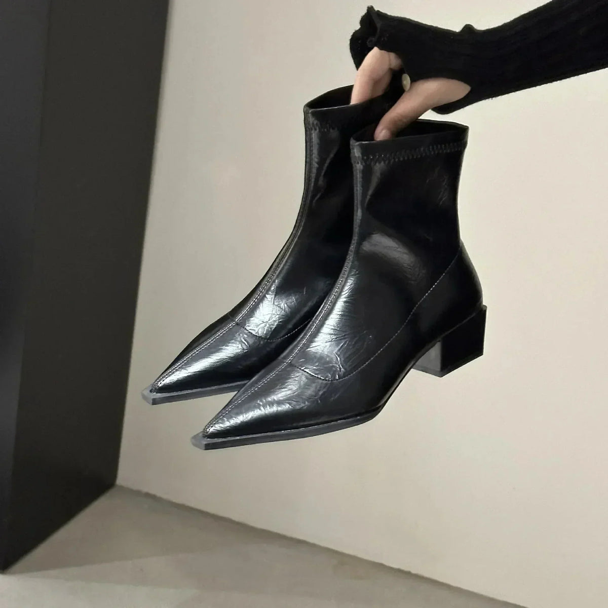 Women's Tapered Ankle Boots Comfortable Fit