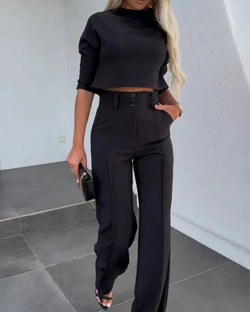 Chic Ladies Summer 2 Piece Outfit - VibreMode