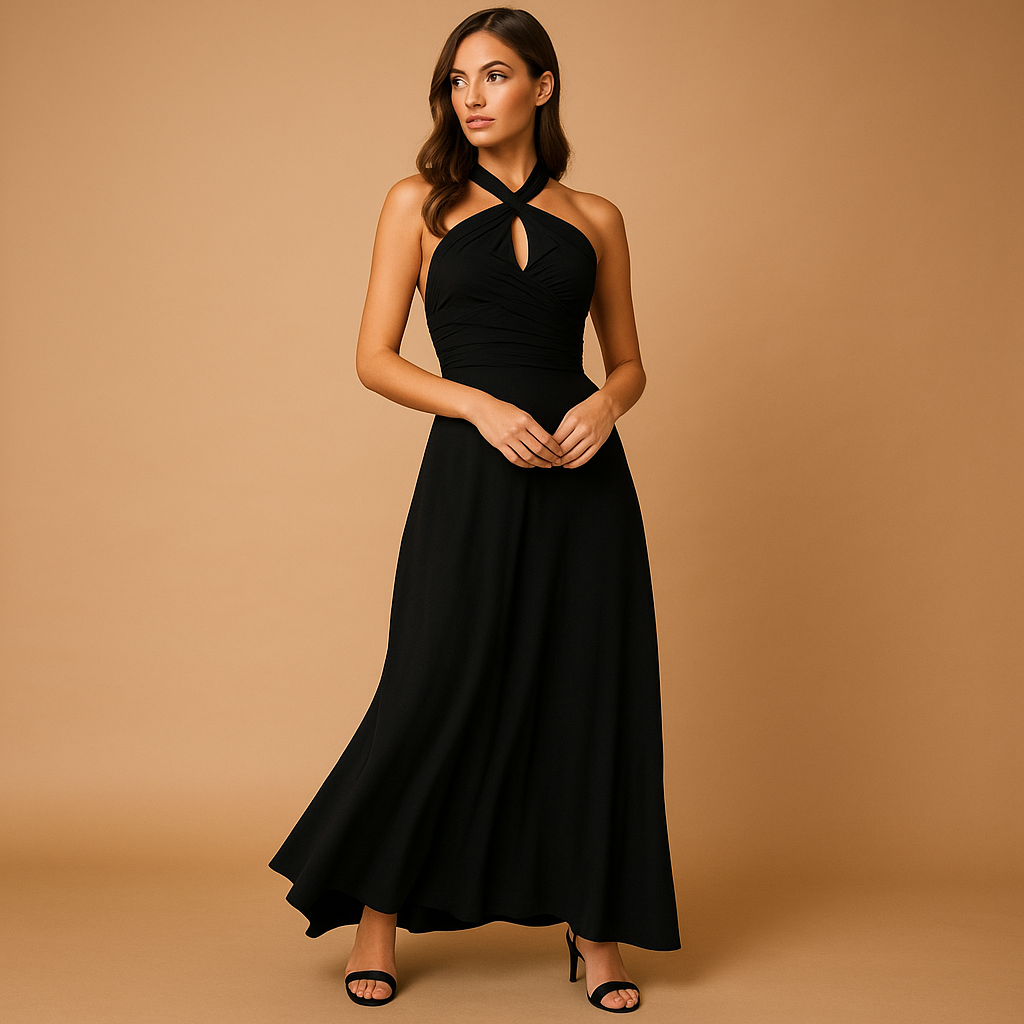 Women’s multiway wrap dress with adjustable design and flattering fit, perfect for summer events, parties, and elegant casual outfits.