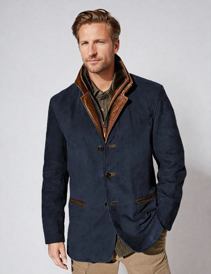 Men's Vintage Style Leather Jacket
