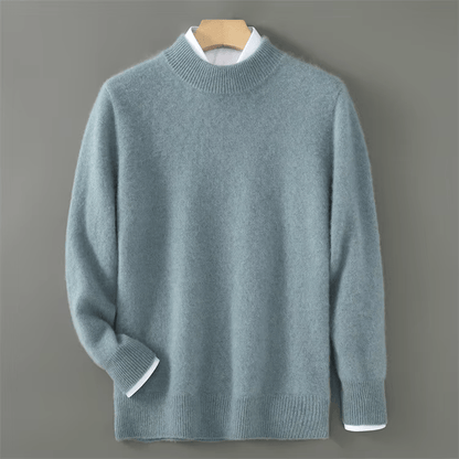 Image of Nash | Men's Mock Neck Ribbed Knit Sweater