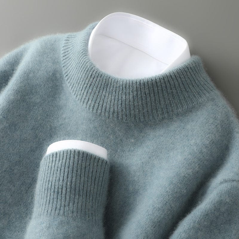 Image of Nash | Men's Mock Neck Ribbed Knit Sweater