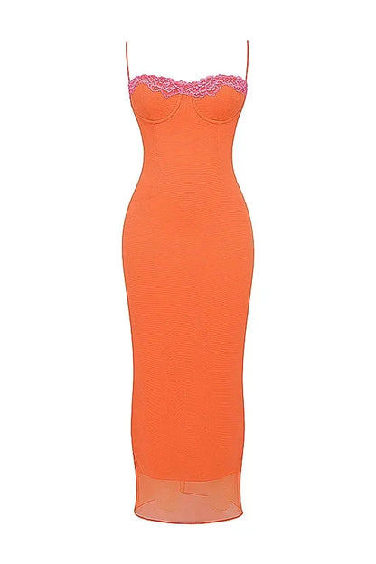 Women's Floral Maxi Dress Adjustable Strap