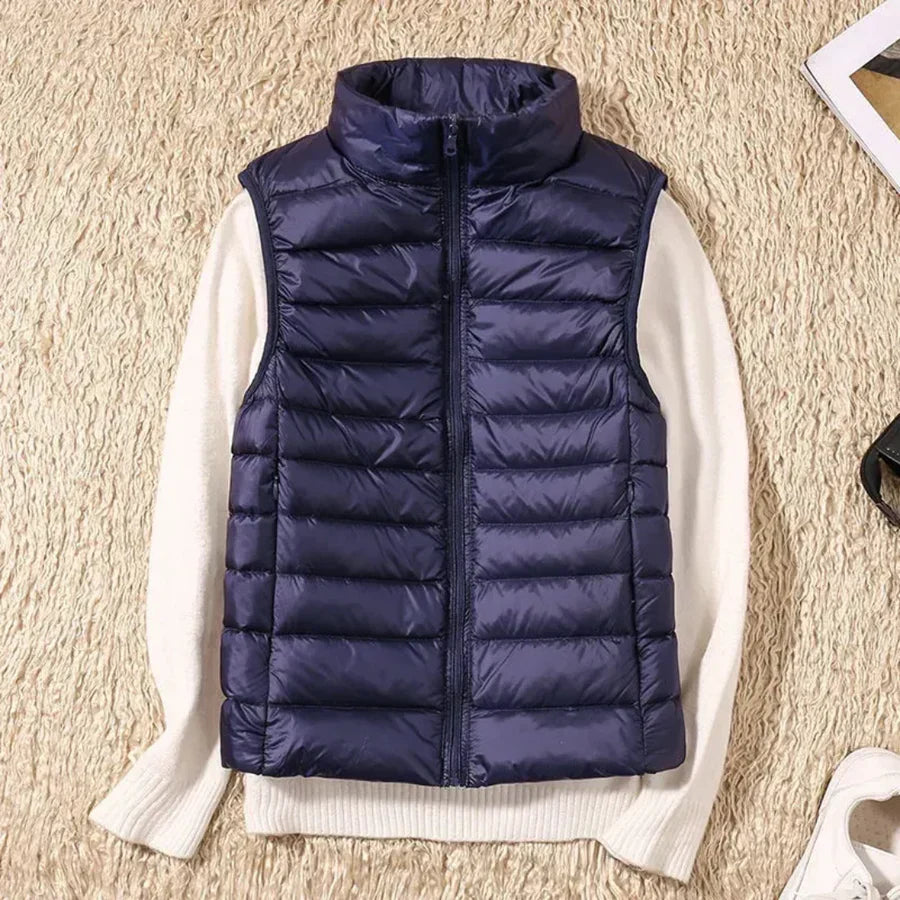 Women's Windbreaker Body Warmer Zip Front