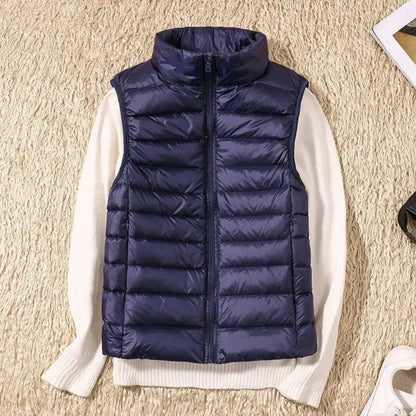 Women's Windbreaker Body Warmer Zip Front