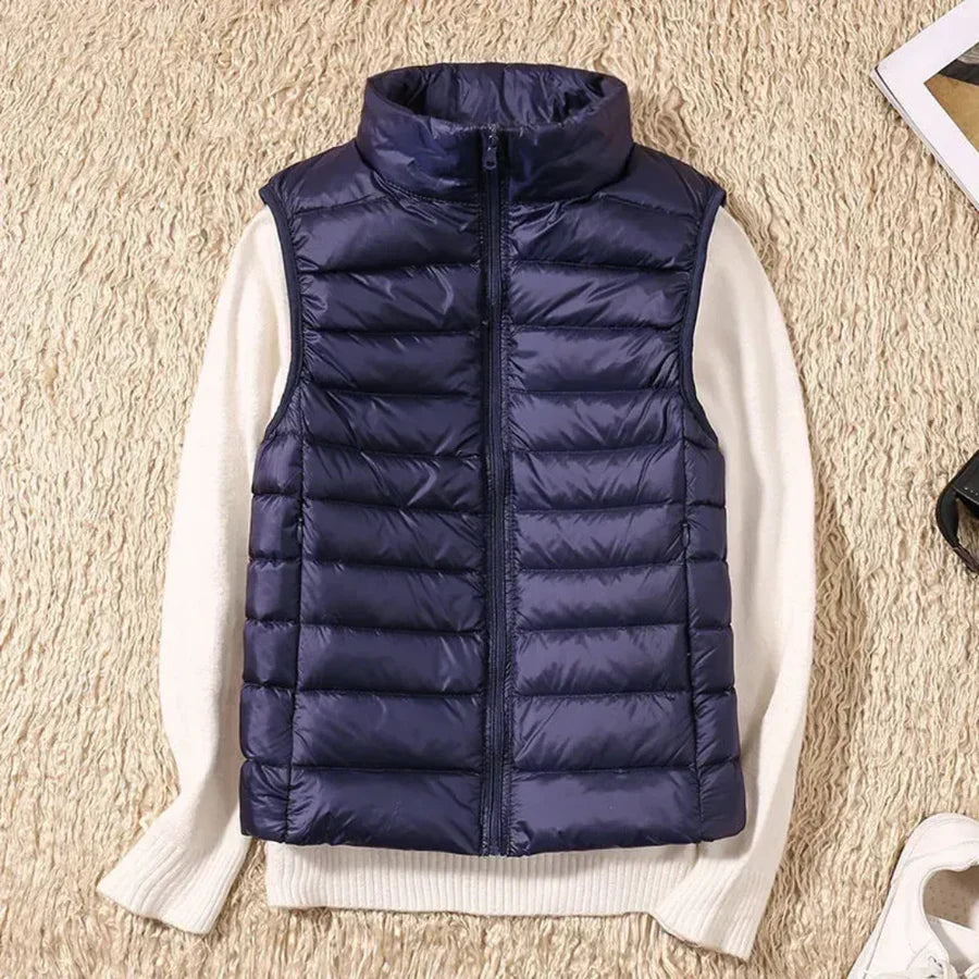 Women's Windbreaker Bodywarmer Zip Front